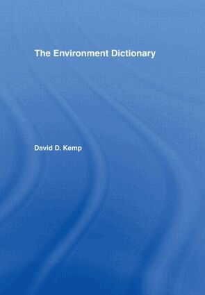 David Kemp - Environment Dictionary, Inbunden