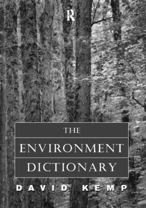 David Kemp - Environment Dictionary, Häftad