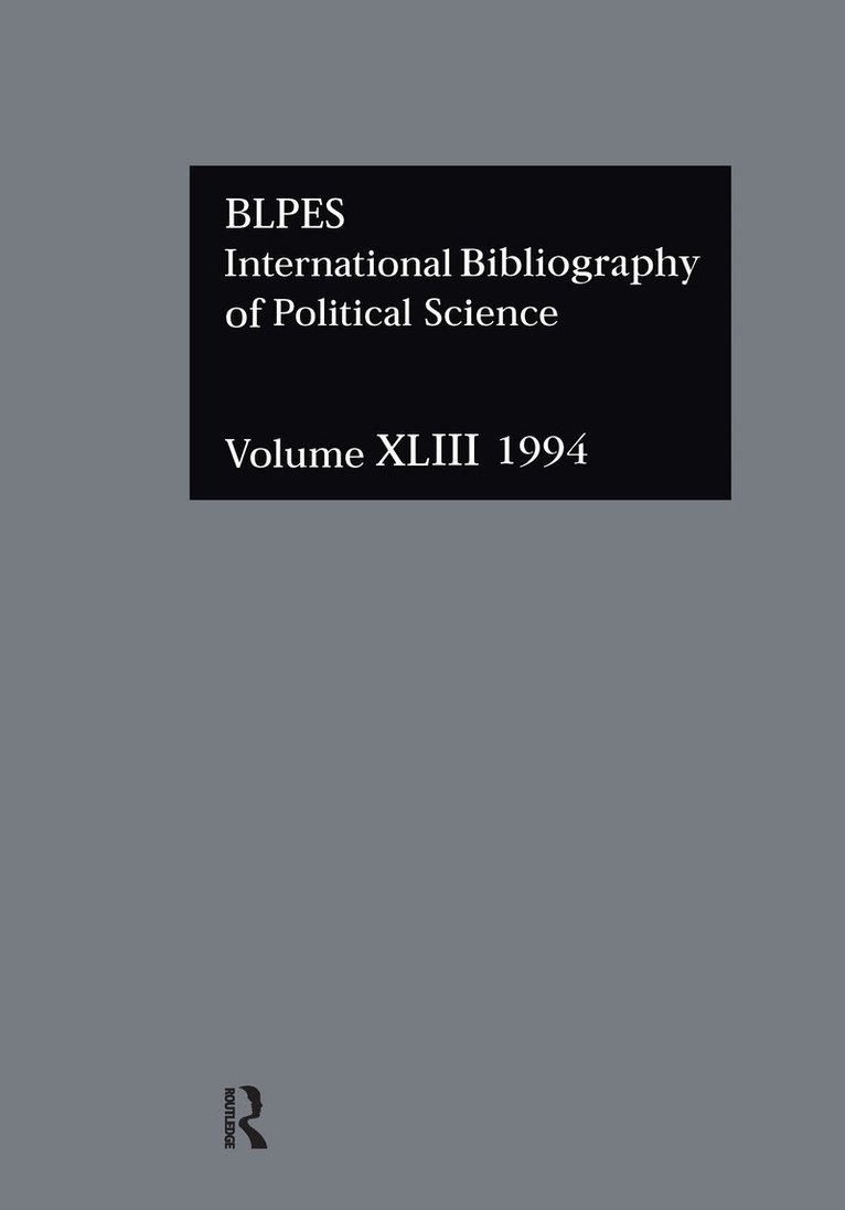 British Library of Political and Economic Science at the London School of Economics - IBSS: Political Science: 1994 Vol 43, Inbunden
