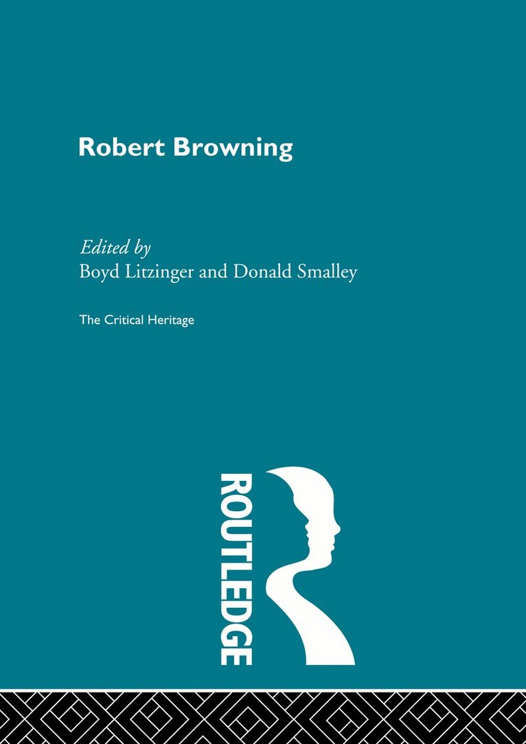 Boyd Litzinger, Donald Smalley - Robert Browning, Inbunden. Tillgänglighet: Lägg i varukorg