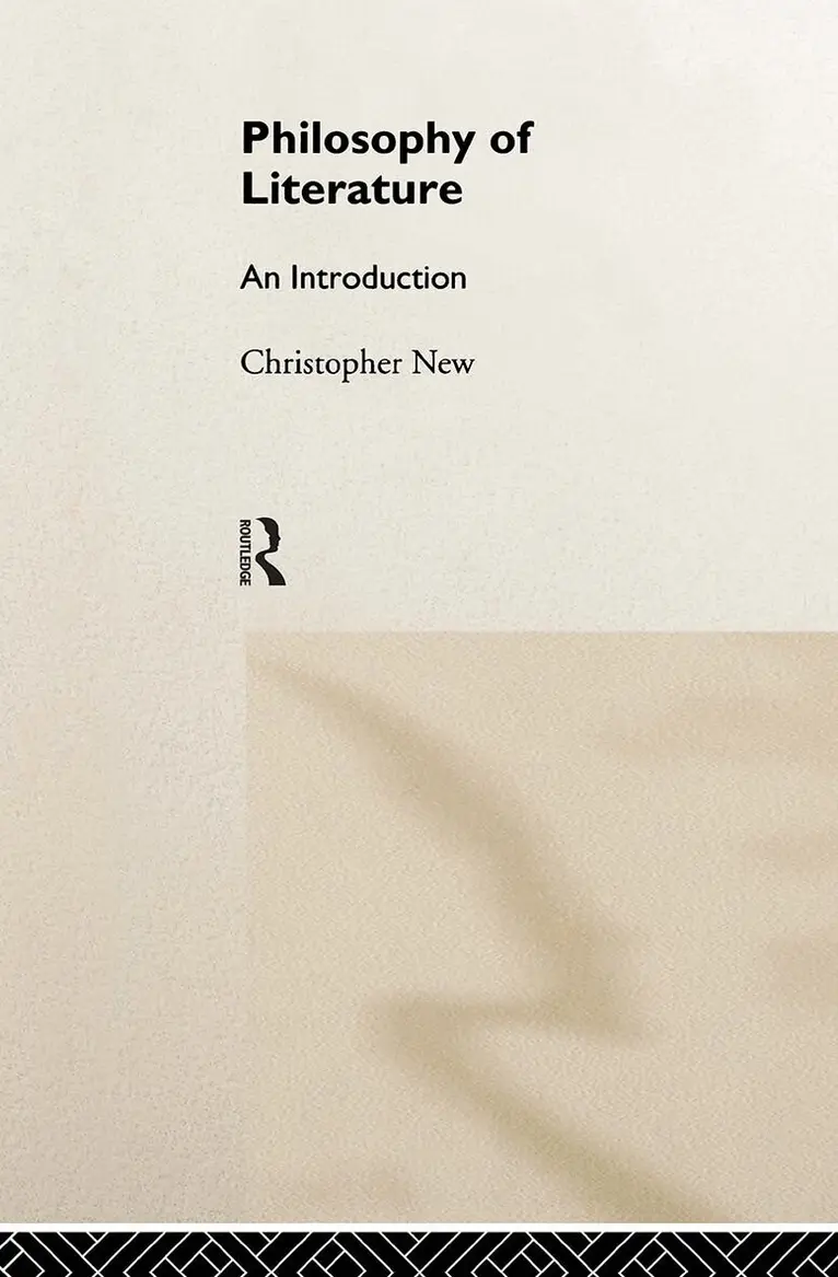 Christopher New - Philosophy of Literature, Inbunden. Tillgänglighet: Lägg i varukorg