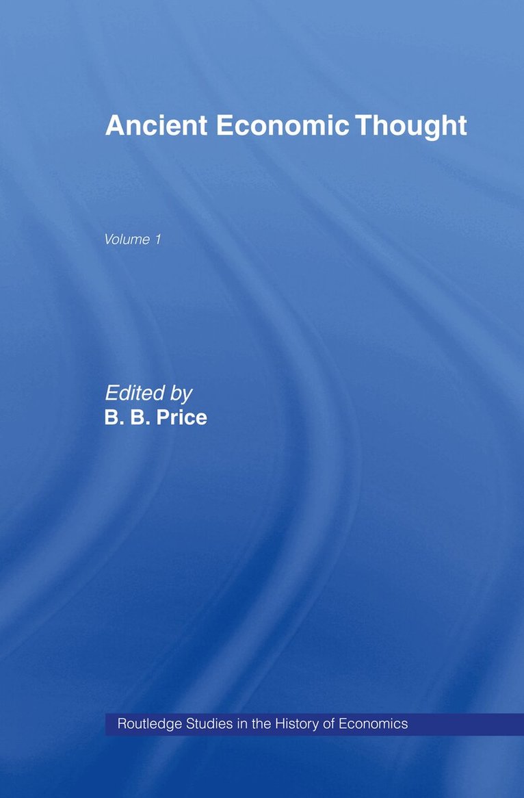 Betsy Price - Ancient Economic Thought, Inbunden