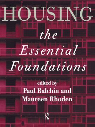 Paul Balchin, Maureen Rhoden - Housing: The Essential Foundations, Häftad