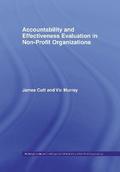 Accountability and Effectiveness Evaluation in Nonprofit Organizations