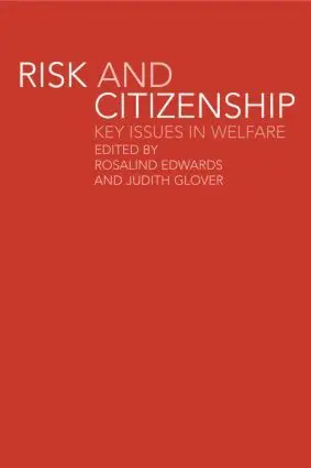Rosalind Edwards, Judith Glover - Risk and Citizenship, Häftad