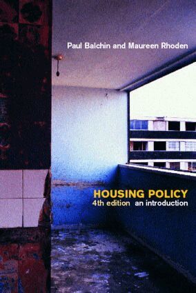 Paul Balchin, Maureen Rhoden - Housing Policy, Häftad
