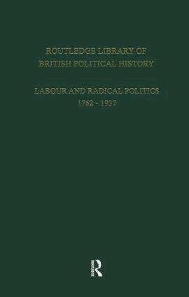 S. Maccoby - Routledge Library of British Political History, Inbunden