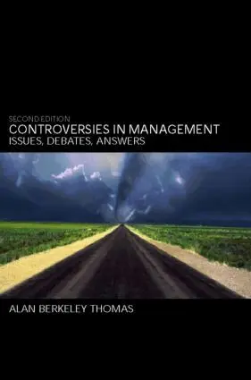 Alan B Thomas - Controversies in Management, Häftad. Tillgänglighet: Lägg i varukorg