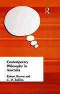 Contemporary Philosophy in Australia