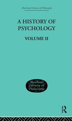 George Sidney Brett - History of Psychology, Inbunden