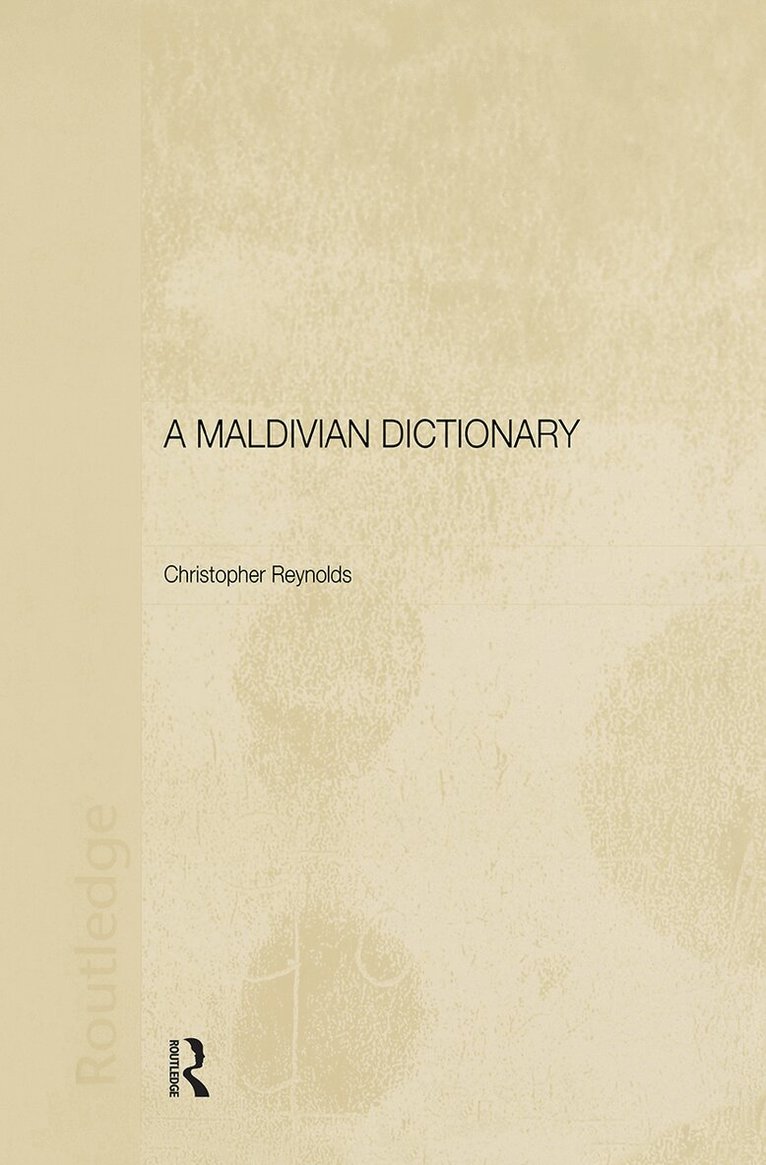 Christopher Reynolds - Maldivian Dictionary, Inbunden. Tillgänglighet: Lägg i varukorg