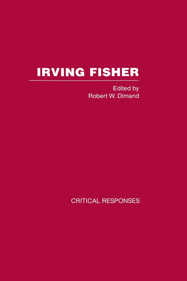 Robert W. Dimand - Irving Fisher. Tillgänglighet: Tillfälligt slut