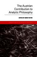 Austrian Contribution to Analytic Philosophy