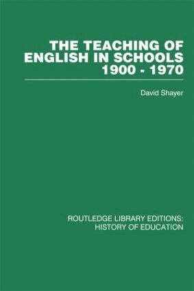 David Shayer - Teaching of English in Schools, Inbunden
