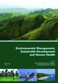 Environmental Management, Sustainable Development and Human Health