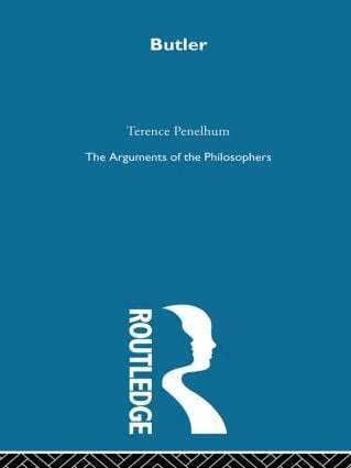 Terence Penelhum - Butler-Arg Philosophers, Häftad