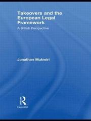 Takeovers and the European Legal Framework