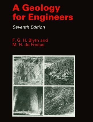 F.G.H. Blyth, Michael de Freitas - Geology for Engineers, Häftad. Tillgänglighet: Lägg i varukorg