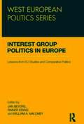 Interest Group Politics in Europe