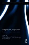 Mergers and Acquisitions