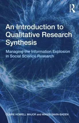 Claire Howell Major, Maggi Savin-Baden - Introduction to Qualitative Research Synthesis, Häftad