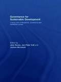 Governance for Sustainable Development