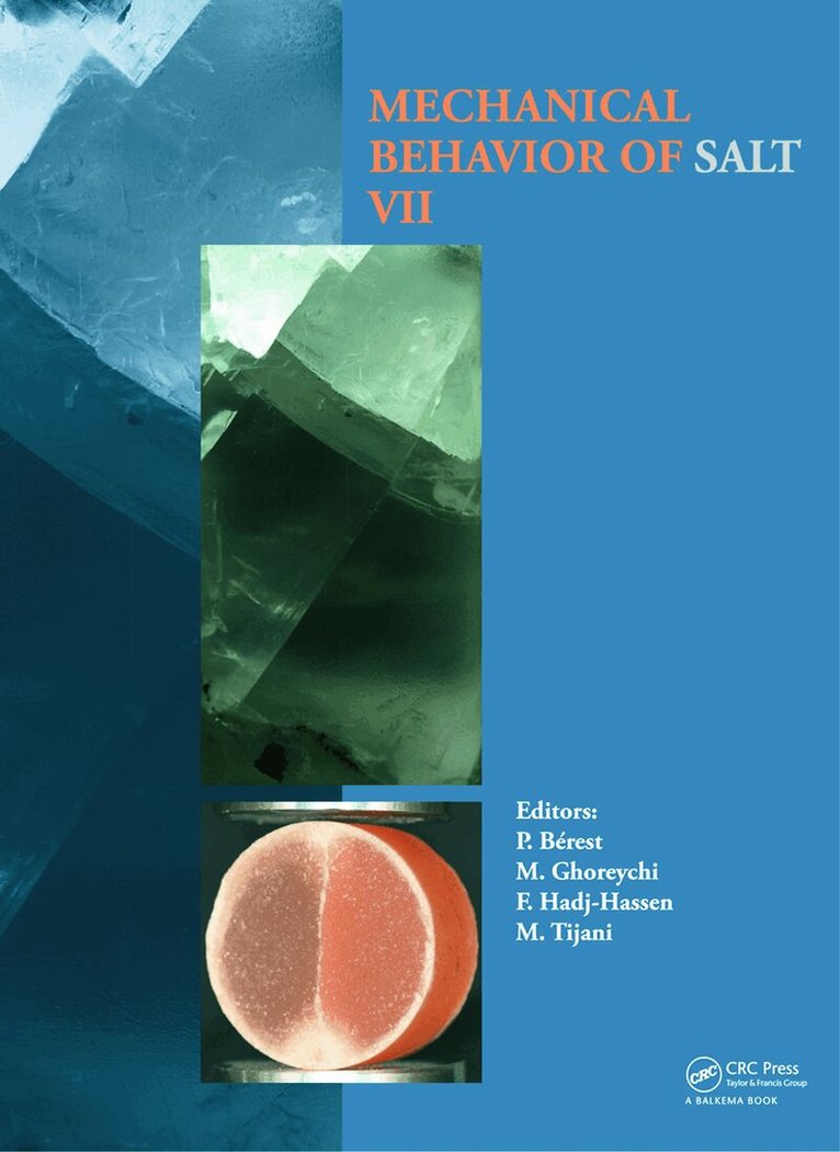Pierre Bérest, Mehdi Ghoreychi, Faouzi Hadj-Hassen, Michel Tijani - Mechanical Behaviour of Salt VII, Inbunden. Tillgänglighet: Lägg i varukorg