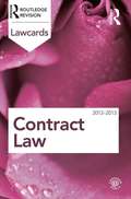 Contract Lawcards 2012-2013