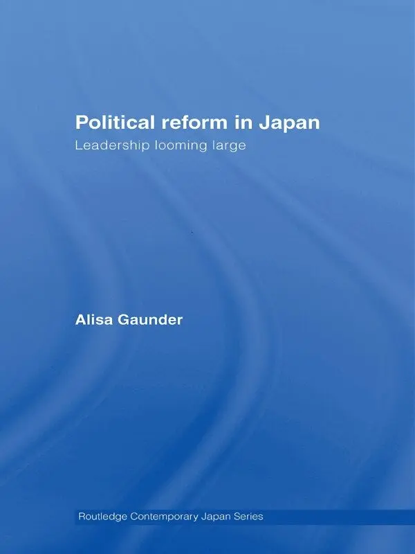 Political Reform in Japan