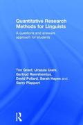 Quantitative Research Methods for Linguists