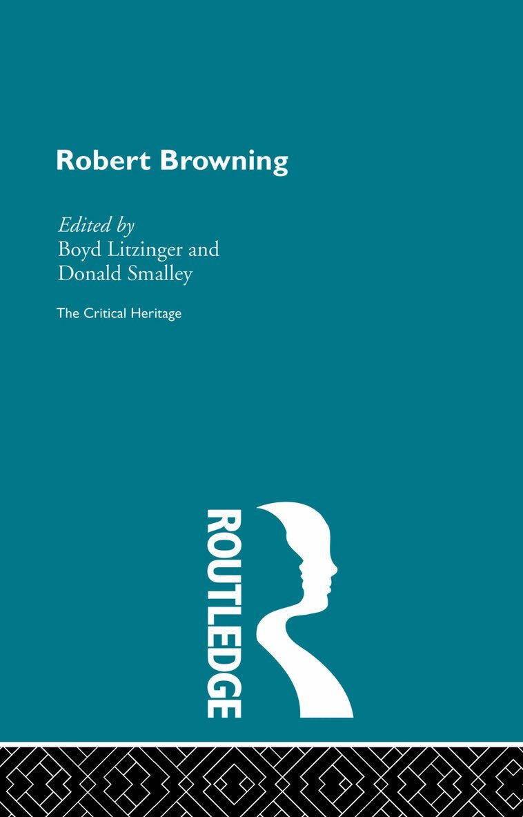 Boyd Litzinger, Donald Smalley - Robert Browning, Häftad. Tillgänglighet: Lägg i varukorg