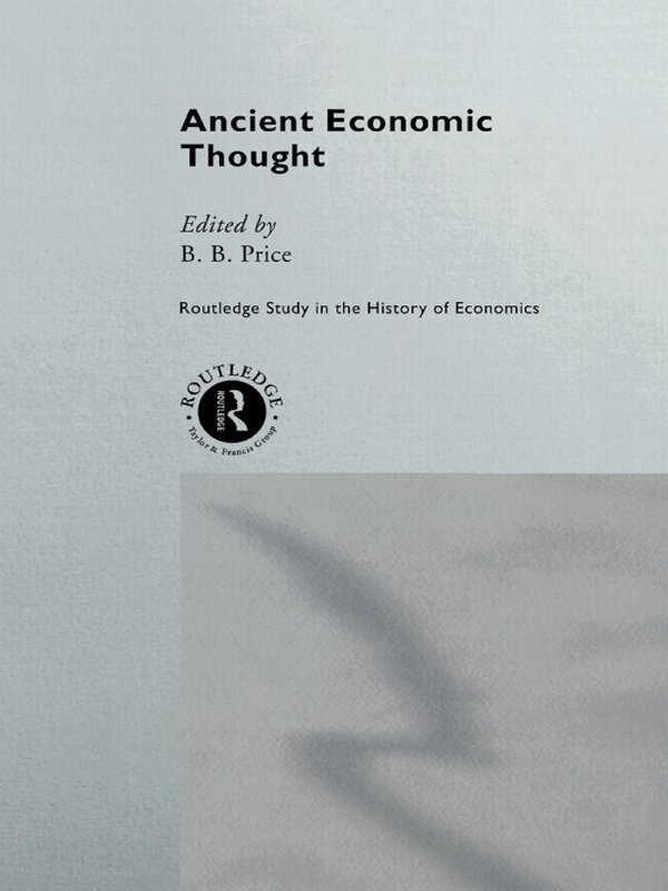 Betsy Price - Ancient Economic Thought, Häftad
