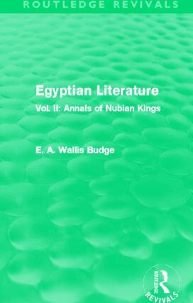 E. A. Budge - Egyptian Literature (Routledge Revivals), Inbunden