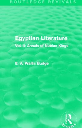 E. A. Budge - Egyptian Literature (Routledge Revivals), Häftad