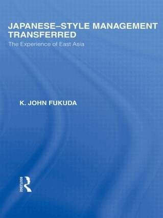 K Fukuda - Japanese-Style Management Transferred, Häftad