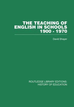 David Shayer - Teaching of English in Schools, Häftad