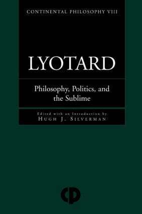Lyotard by Hugh J Silverman