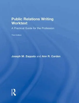 Joseph M. Zappala - Public Relations Writing Worktext, Inbunden. Tillgänglighet: Tillfälligt slut