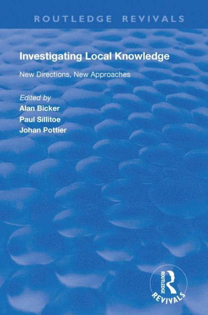 Paul Sillitoe - Investigating Local Knowledge, E-bok