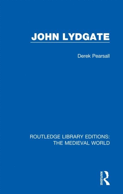 Derek Pearsall - John Lydgate, E-bok