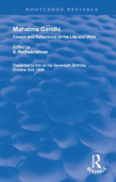S. Radhakrishnan - Mahatma Gandhi, E-bok