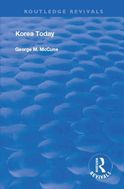 George M. McCune - Korea Today, E-bok