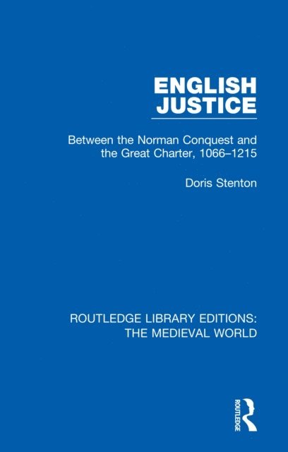 Doris M. Stenton - English Justice, E-bok