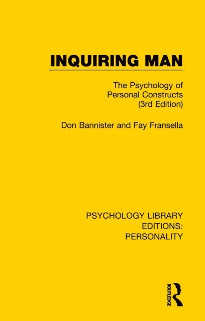 Fay Fransella, Don Bannister - Inquiring Man, E-bok