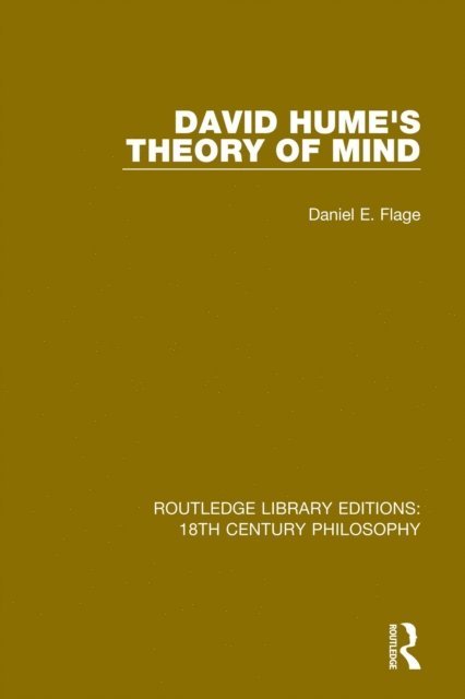 Daniel E. Flage - David Hume's Theory of Mind, E-bok