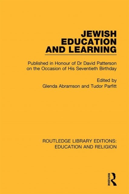 Tudor Parfitt, Glenda Abramson - Jewish Education and Learning, E-bok