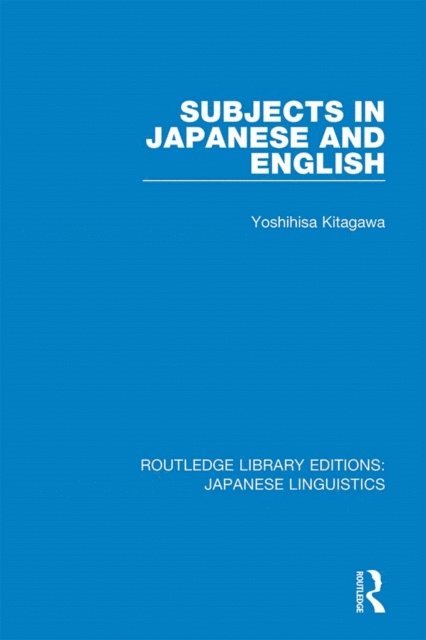 Yoshihisa Kitagawa - Subjects in Japanese and English, E-bok