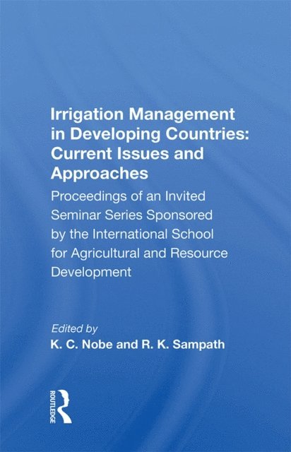 Irrigation Management In Developing Countries