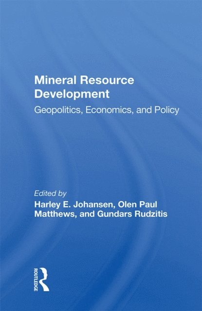 Harley E Johansen - Mineral Resource Development, E-bok. Tillgänglighet: Lägg i varukorg