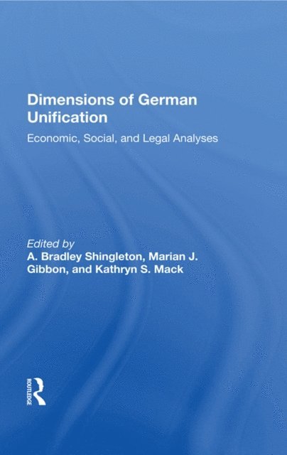 Dimensions Of German Unification